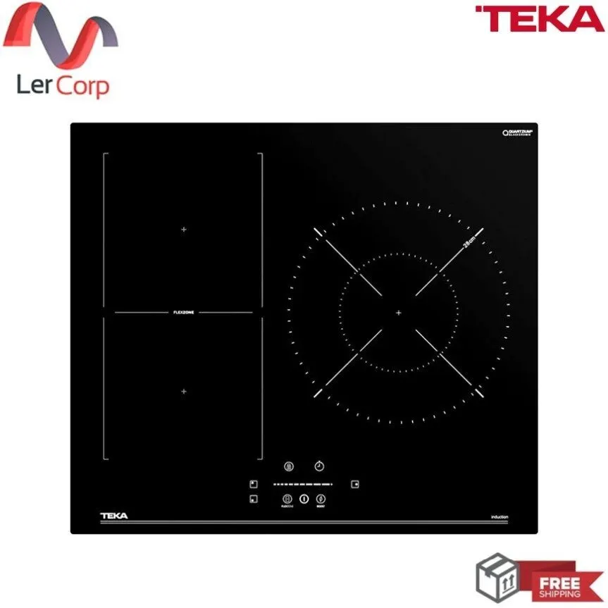 (Teka) 3-Zone Induction Cooktop Model IBF63210 SSS BK (VI3)