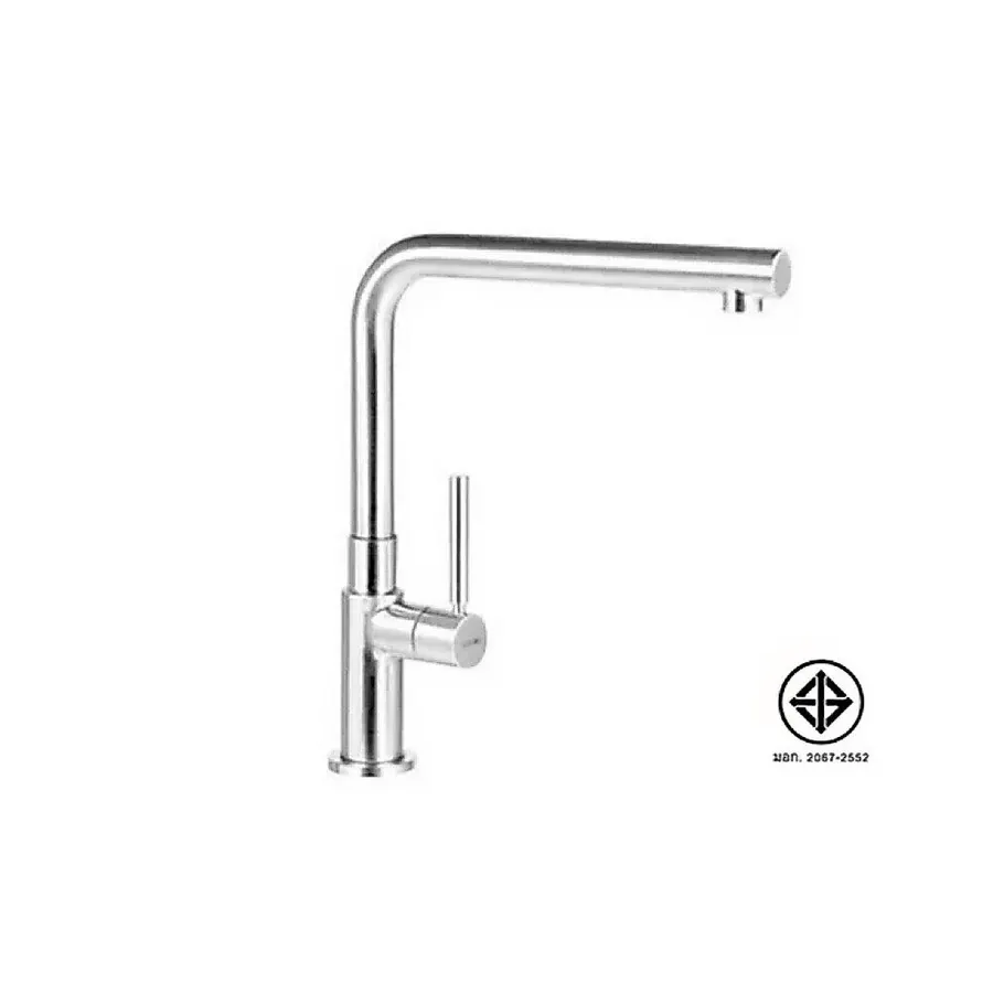 (Hafele) Single-Handle Kitchen Sink Faucet - PRIOCY SERIES FAUCETS FOR SINK ST.ST.MATT (495.50.003)