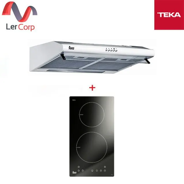 (TEKA) Range Hood Model C 605 + 2-Burner Induction Cooktop Model IBS 32920 TCS