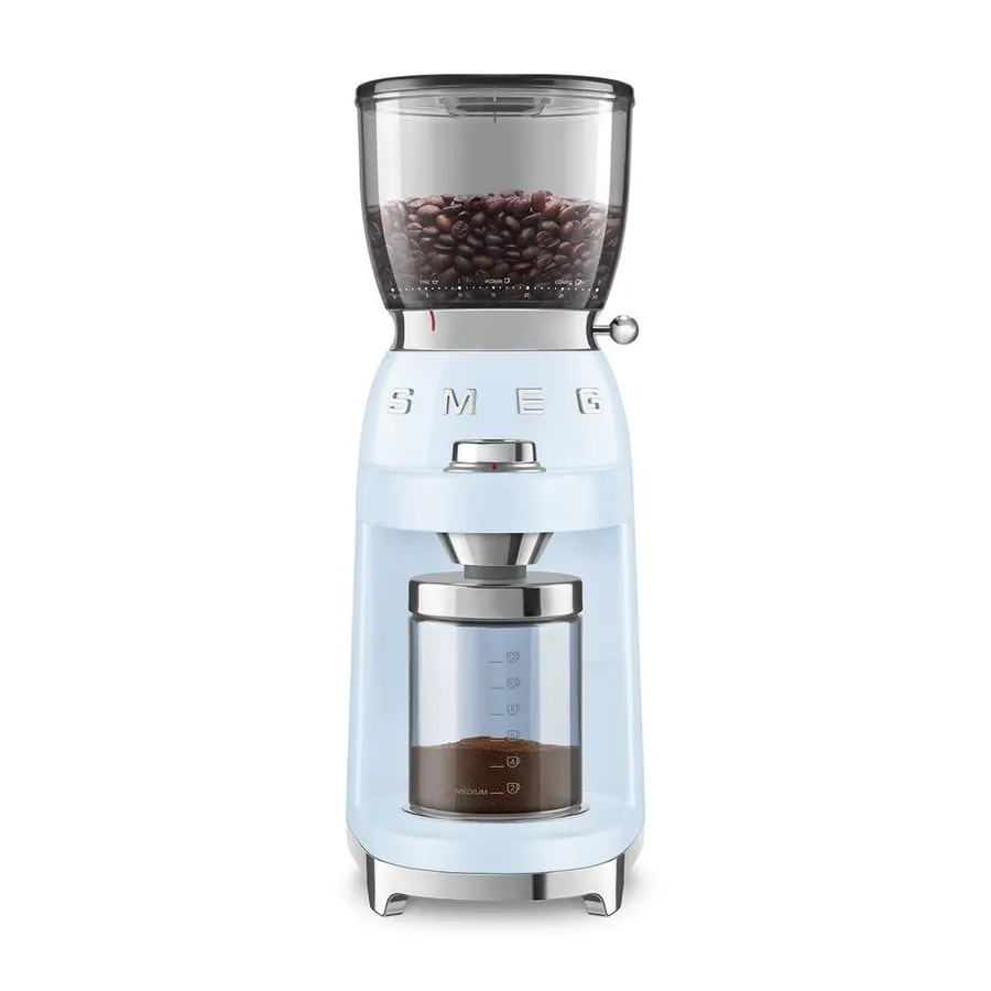 (Smeg) Coffee Grinder Model CGF01PBEU Pastel Blue