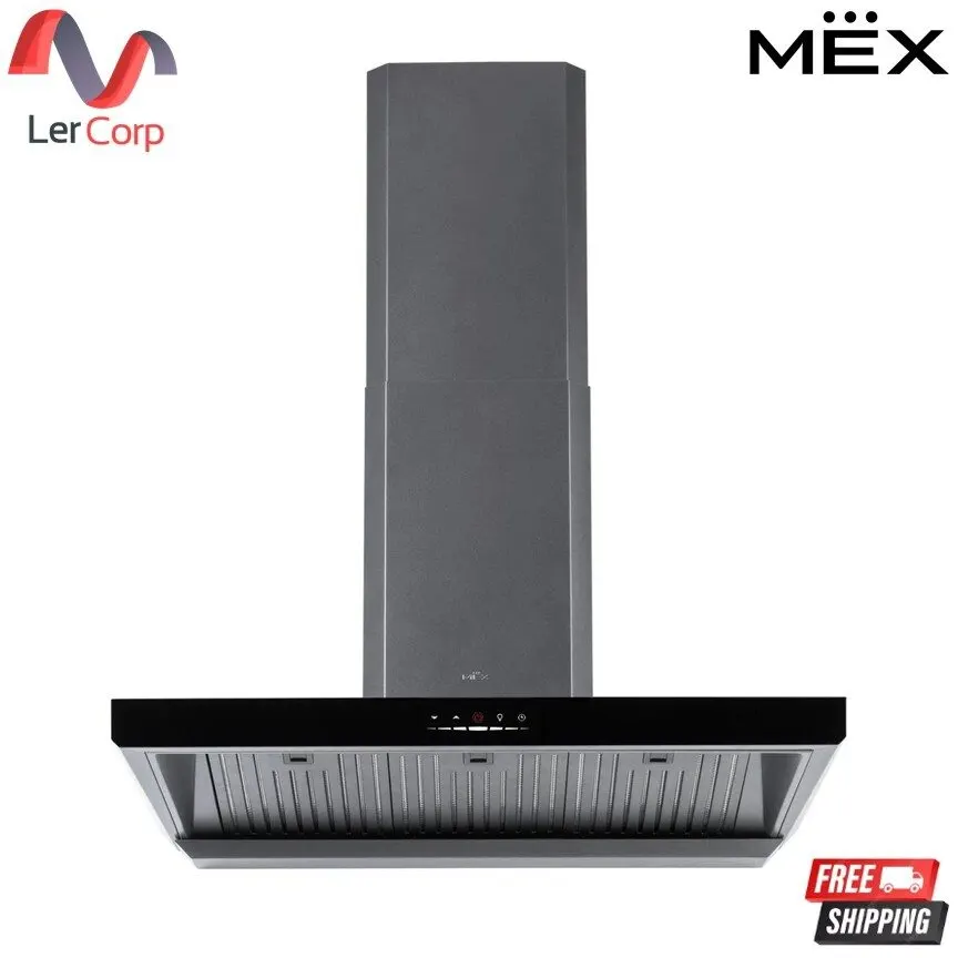 (Mex) Box Type Touch Control Cooker Hood 90 cm (Dark Metallic Grey) Model K639BFDG90