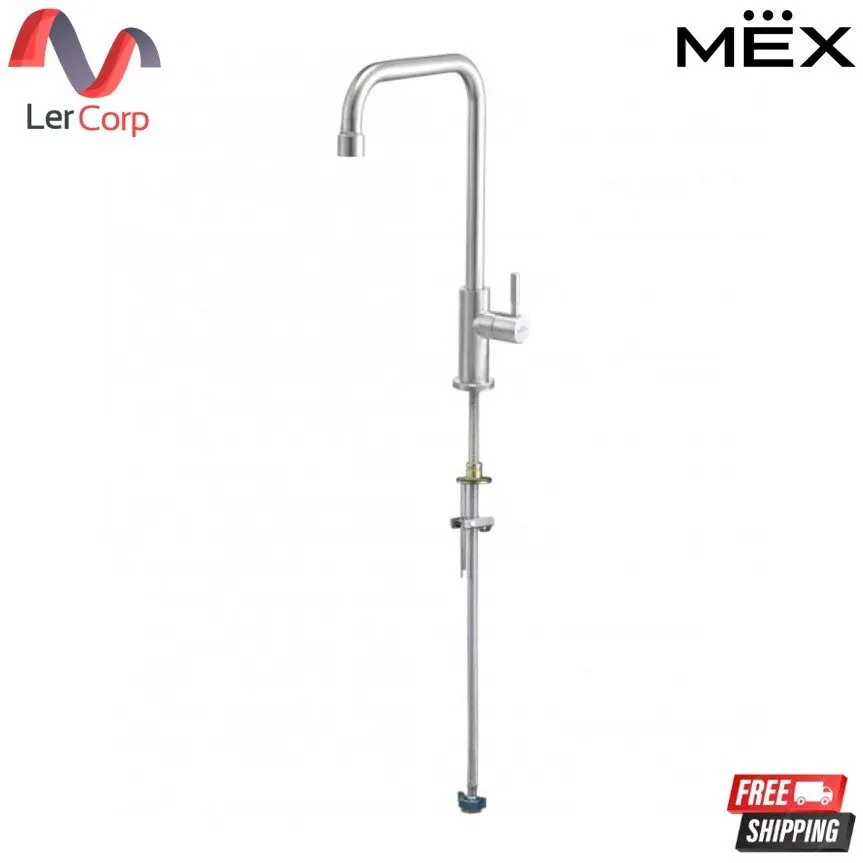 (MEX) Easy-Fit Cold Water Faucet Model E262IX Counter-mounted (Stainless Steel)