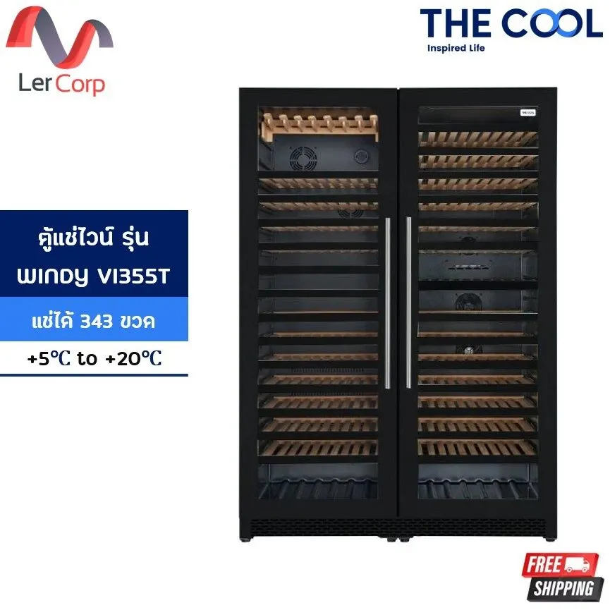 (Thecool) Wine Cooler Model WINDY VI355T Capacity 343 Bottles