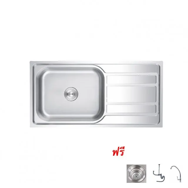 (Eve) Single Bowl Sink EGO 1000/500 Free Cold Water Tap