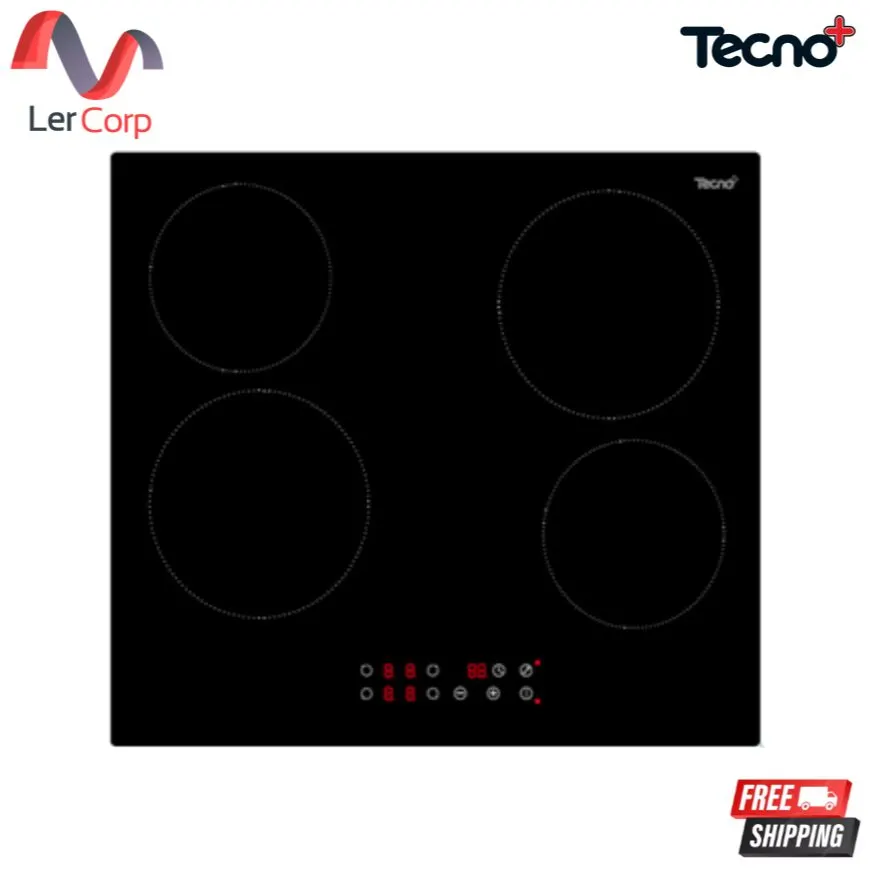 (Tecno) 4 Zone Built-in Ceramic Electric Hob Model TNP VT 4059 MN