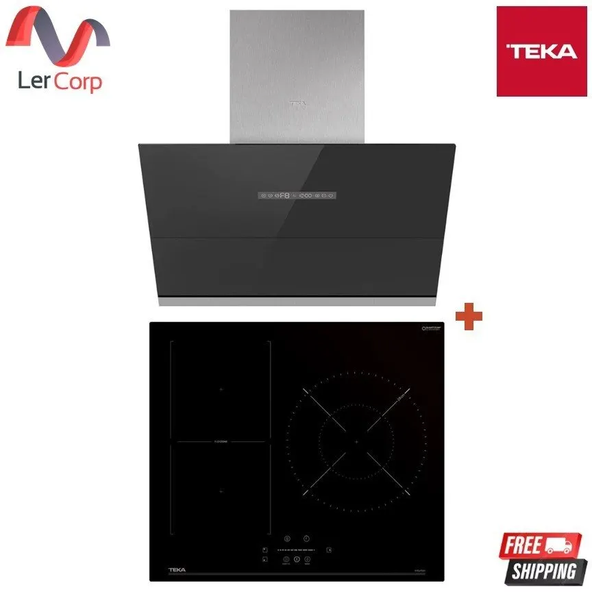(TEKA) Range Hood Model DVV 90 + Induction Cooktop Model IBF 63210 SSS BK(VI3)