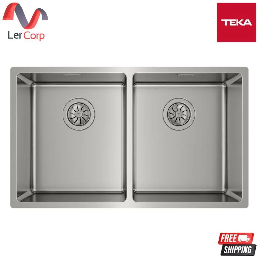 (Teka) BE LINEA RS15 2B 740*SS Drop-In Double Basin Sink