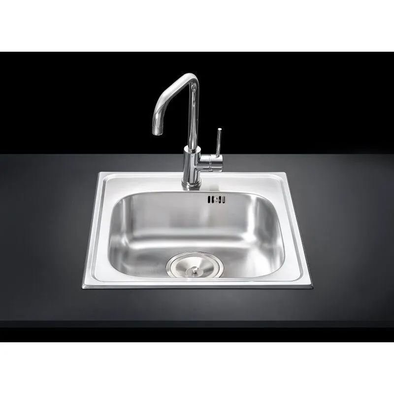 MEX Stainless Steel Single Bowl Sink with Cold Water Tap Model DLA50