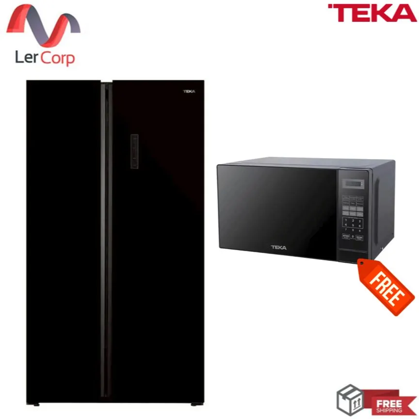 (Teka) Refrigerator Side by Side Model RLF 74914 GBK Free 20L Microwave Model MWFE FS20 BK