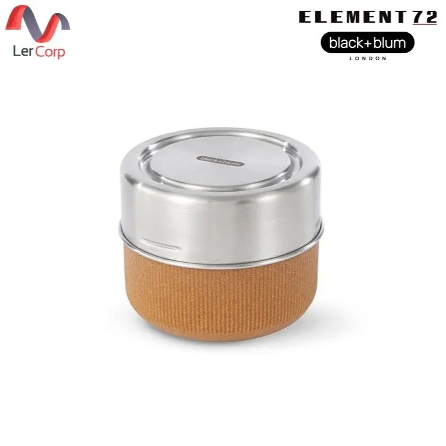 (Element72) BLACK + BLUM Glass Lunch Pot Large 600 ml, Almond