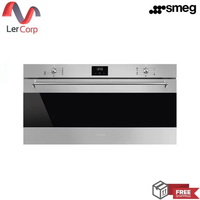 (Smeg) Large Electric Oven 90 cm 8 Programs Model SFR9300X