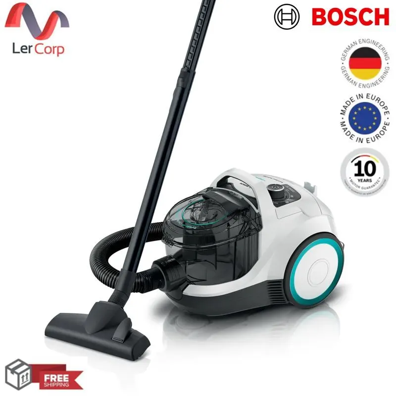 (BOSCH) ProHygienic Bagless Vacuum Cleaner White BGS21WHYG
