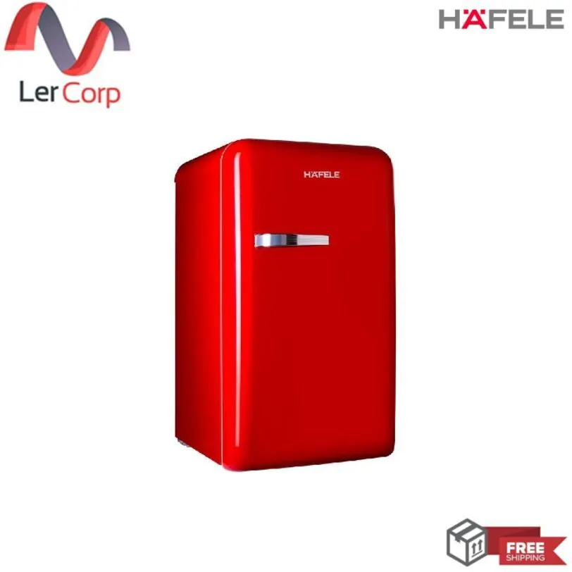 (HAFELE) Retro Style Mini Bar Refrigerator Cute Series (495.06.640) Red