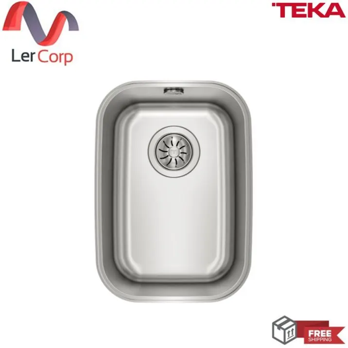 (TEKA) Stainless Steel Undermount Single Bowl Kitchen Sink Model BE 28.40