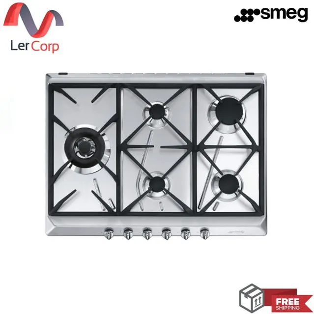 (Smeg) 5-Burner Gas Cooktop Model SRV575GH5