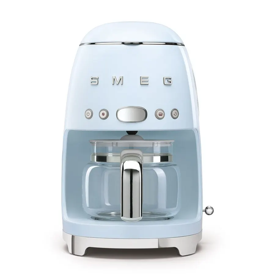 (Smeg) Smeg 50's Retro Drip Coffee Machine Model DCF02PBEU Pastel Blue
