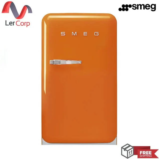 (Smeg) Smeg 50's Retro Refrigerator Model FAB10ROR5 Orange
