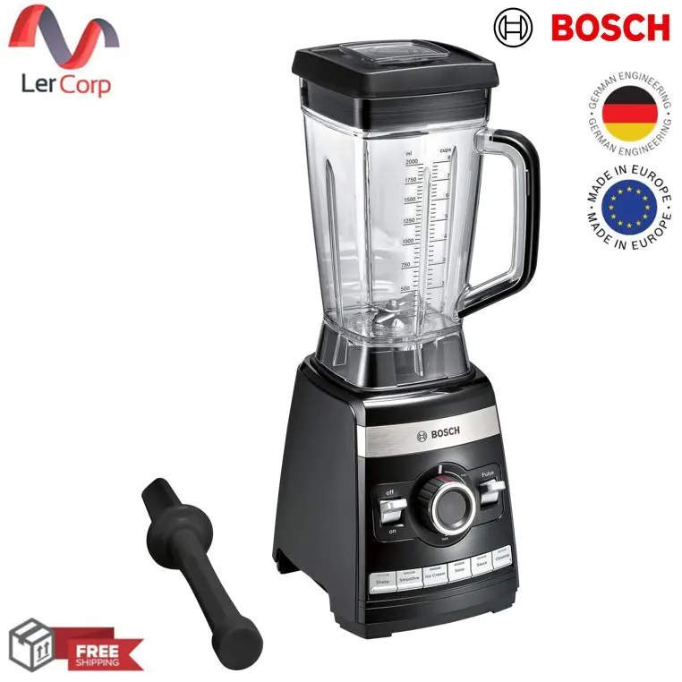 (BOSCH) VitaBoost High-Speed Blender 1600 W Black MMBH6P6B