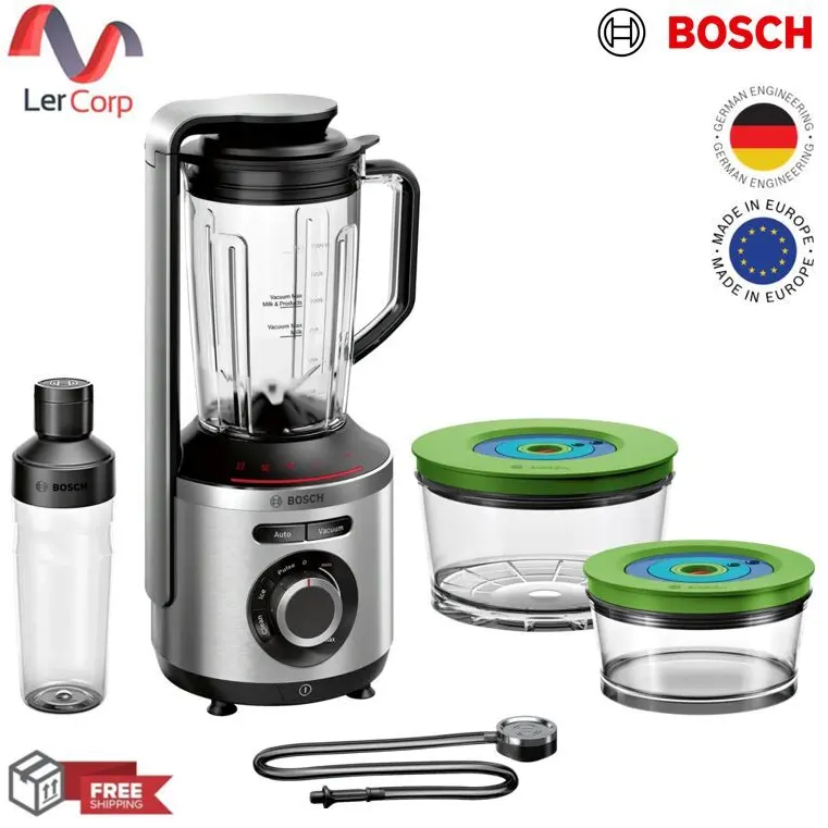 (BOSCH) Universal Blender with Vacuum System Model MMBV625M 1000W VitaMaxx