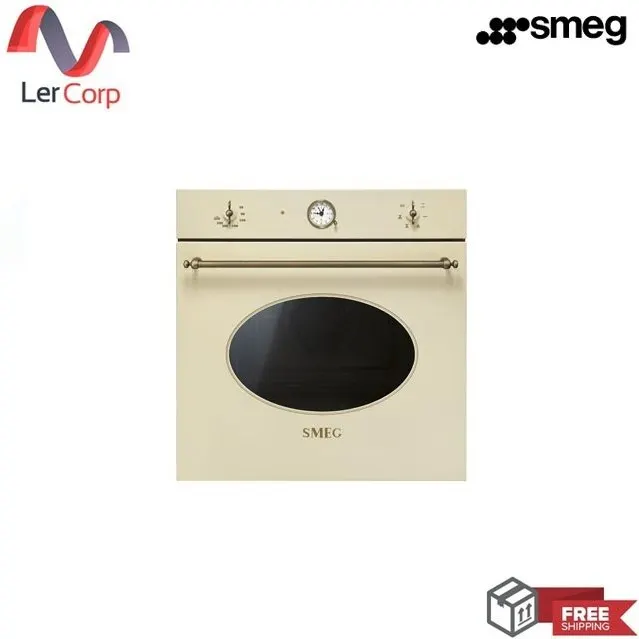 (Smeg) Oven Model SF800PO Cream Color 60 cm