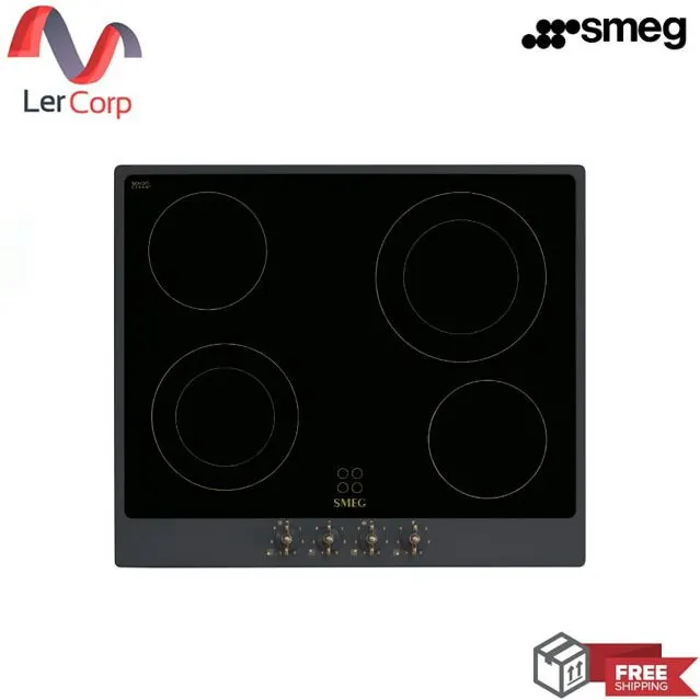 (Smeg) Ceramic Base Electric Hob Model P864AO