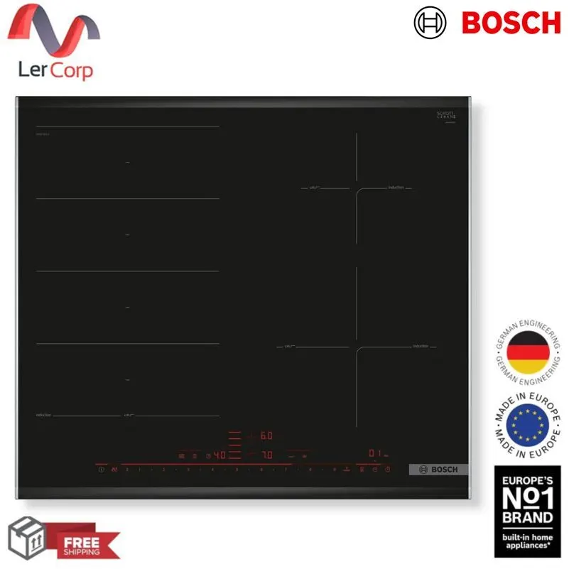 (BOSCH) Induction Electric Cooktop 60 cm Series 8 Model PXE675DC1E