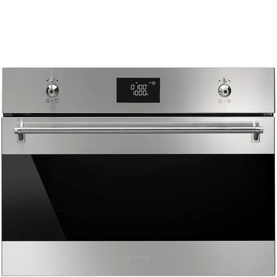 (Smeg) Combined Microwave Oven Model SF4390MCX Stainless Steel