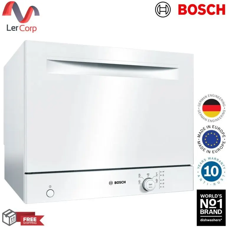 (BOSCH) Compact Dishwasher Series 2 55 CM White SKS50E42EU