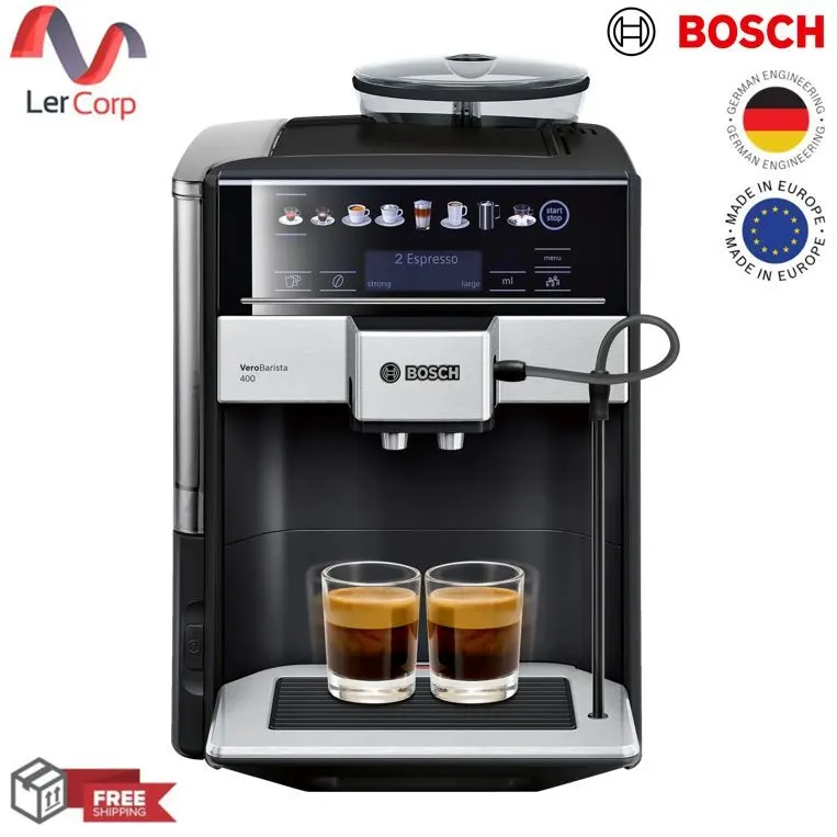 (BOSCH) Vero Barista 400 Automatic Coffee Machine Black TIS65429RW