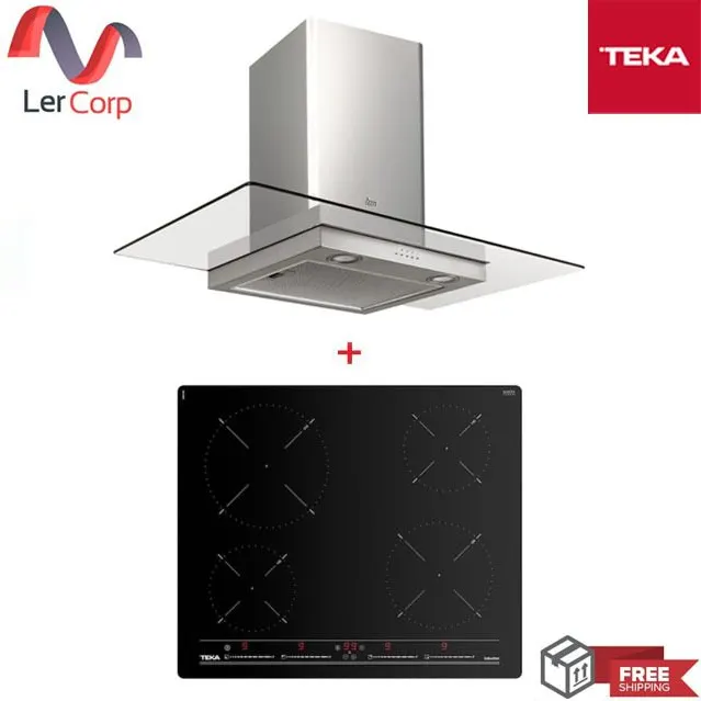 (TEKA) Range Hood DGF 90 + Induction Cooktop IB 6415