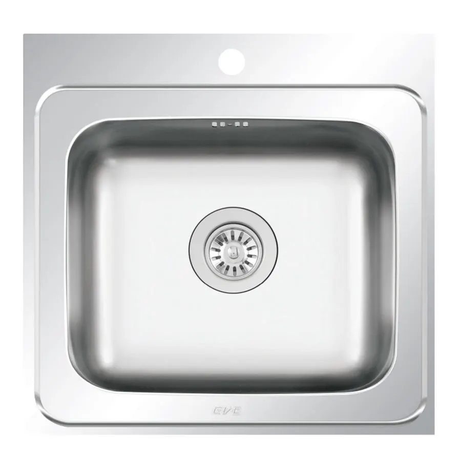 (EVE) SINK DELUXE 500/500 Stainless Steel