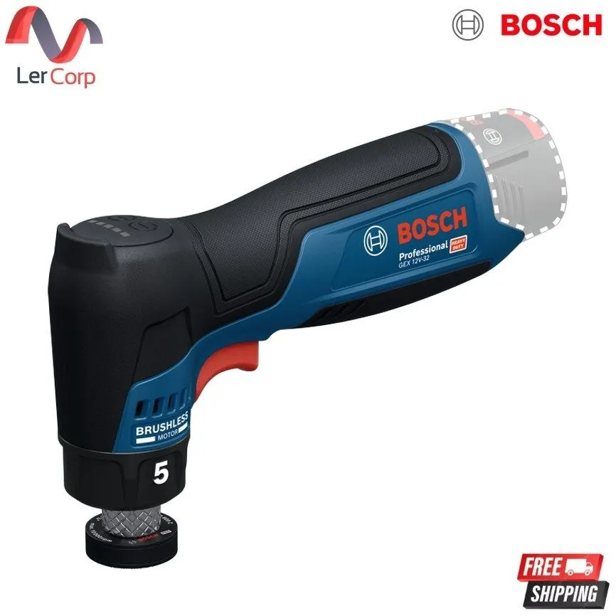 (Bosch PT) PRO GEX 12V-32 Cordless Orbital Sander, without Battery