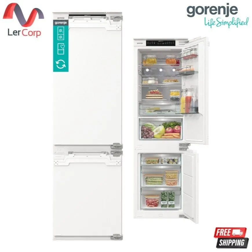 (Gorenje) Built-in Refrigerator Model NRKI517E82WF 252L Smart Inverter LED Display