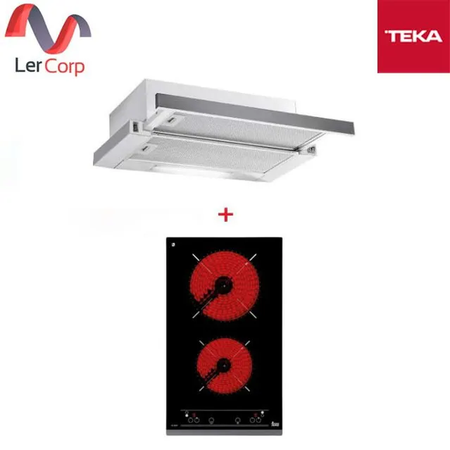 (TEKA) Range Hood Model EL 60 + Ceramic Cooktop Model TZ 3210