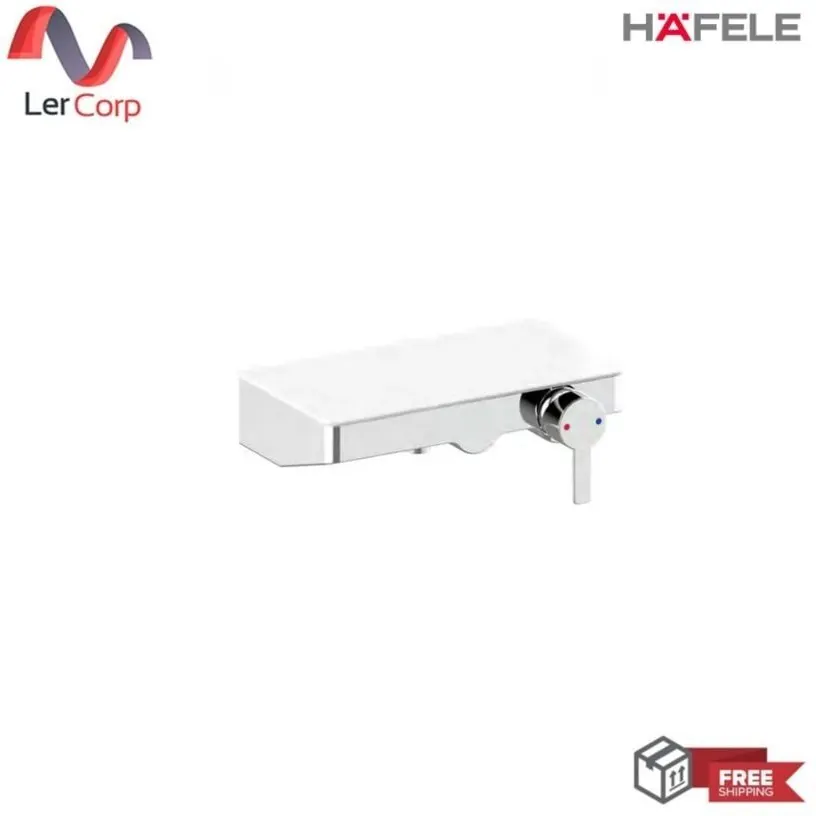 (Hafele) Single Lever Shower Mixer Wall-Mounted White (495.80.220)