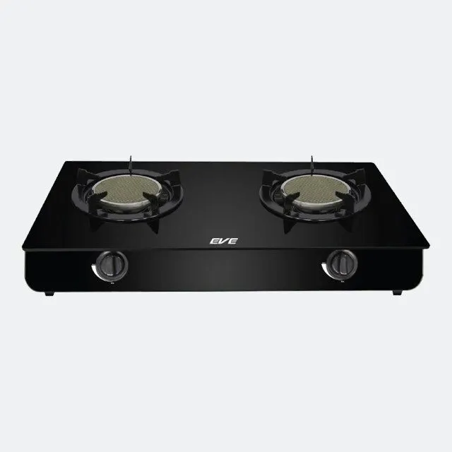 2-Burner Infrared Cooktop with Safety Glass Base HP75-2SIR/AGE