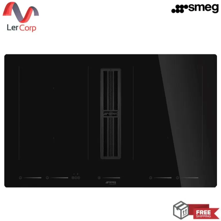 (Smeg) Induction Hob with Integrated Hood Model HOBD682D2 80 cm