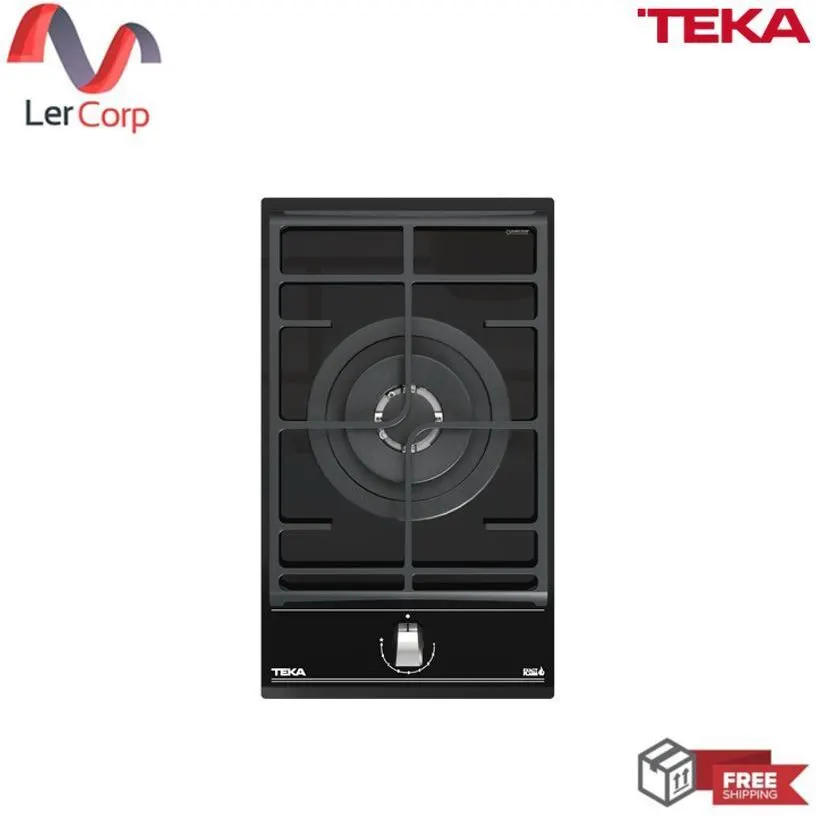(TEKA) Ceramic Glass Gas Cooktop 1 Burner 30 cm GZC 31330 XBN