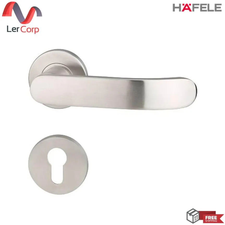 (Hafele) Premium Lever Handle Set Bathroom Door (499.10.131)