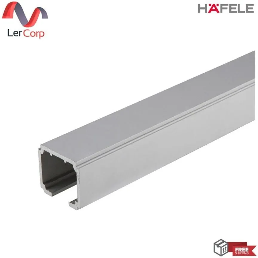 (Hafele) Sliding Door Track 160 Aluminum 3 Meter (499.40.053)