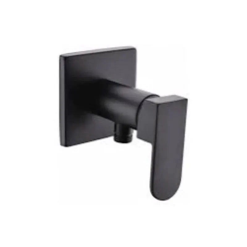 摇杆式开关水龀阀用于软管淋浴喷头 / SQUARE W-MOUNT STOP VALVE 132X100MM BR.BL. 485.60.212