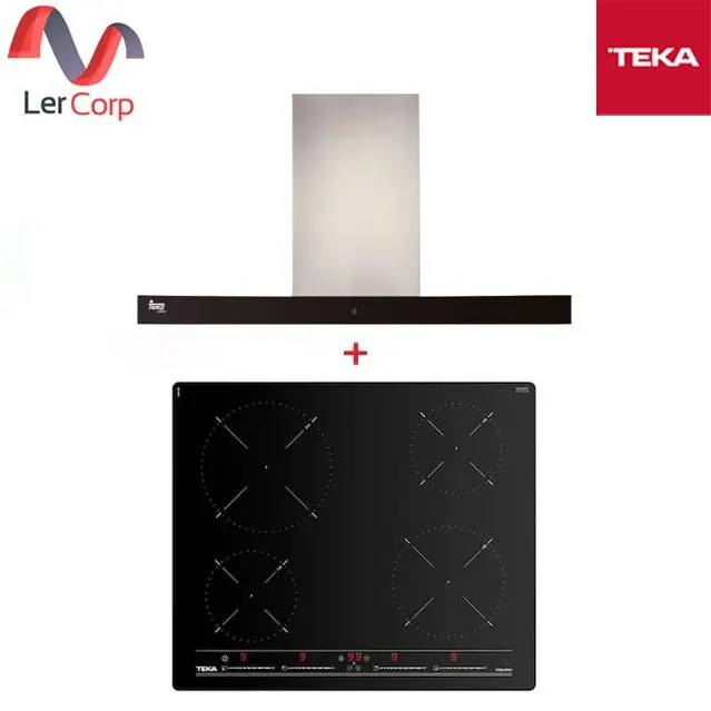 (TEKA) Range Hood Model LDH TC 90.1 + Induction Electric Hob Model IB 6415