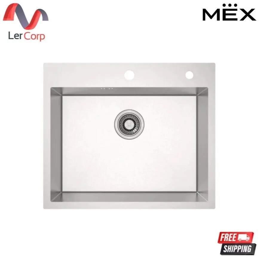 (Mex) Single Bowl Drop-In Sink Model SQ60-MF Stainless Steel