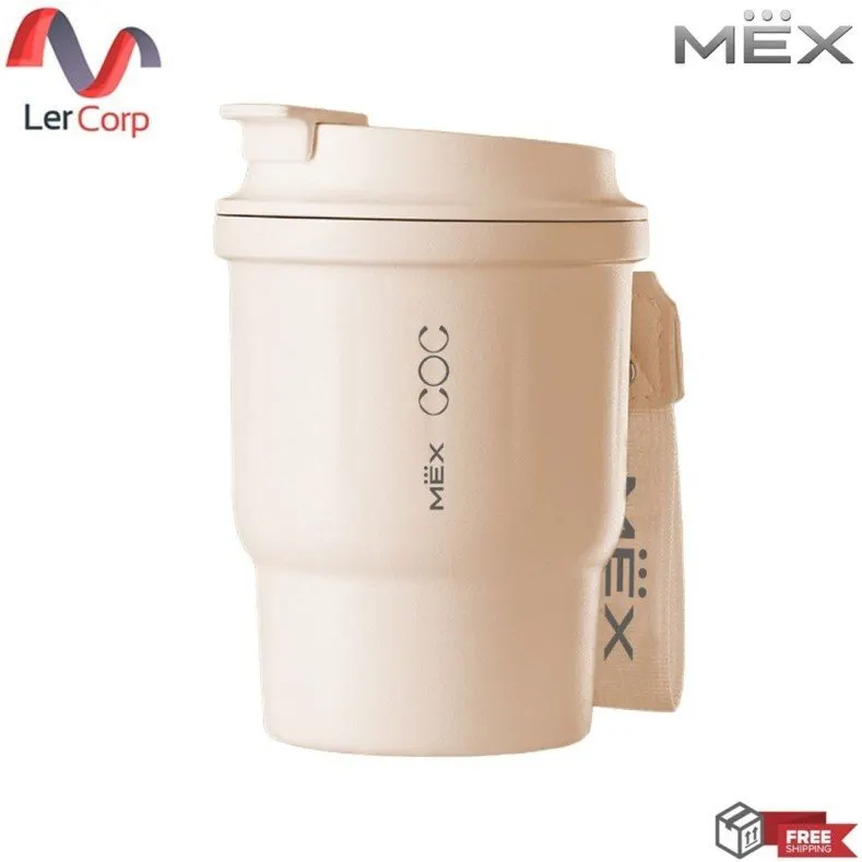 (Mex) 890แก้วเก็บอุณหภูมิร้อน - เย็น (450 มล.) สีครีม รุ่น COC145CR