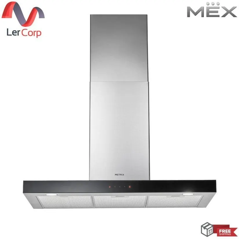 (Mex) เครื่องดูดควันติดผนัง METRIX รุ่น STILINO-BL
