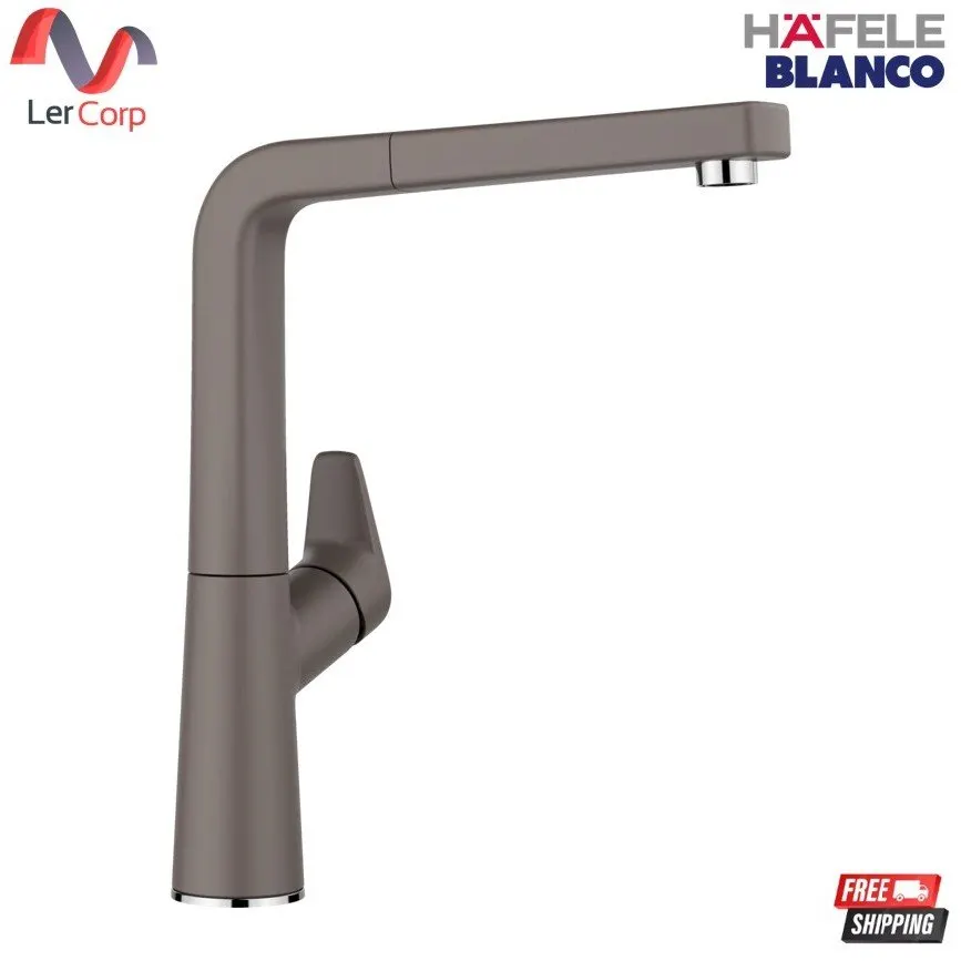 (Hafele) BLANCO AVONA-S ก๊อกซิงค์ครัว ดึงสายได้ (Pull-Out Spray) สี Volcano Grey รุ่น 569.13.005 (495.50.179)