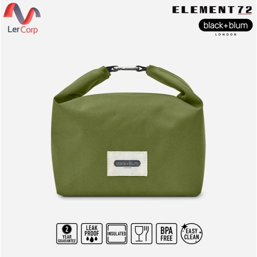 (Element72)BLACK + BLUM กระเป๋าเก็บอุณหภูมิสำหรับอาหาร ขนาด 6.7 ลิตร LUNCH BAG สี Moss