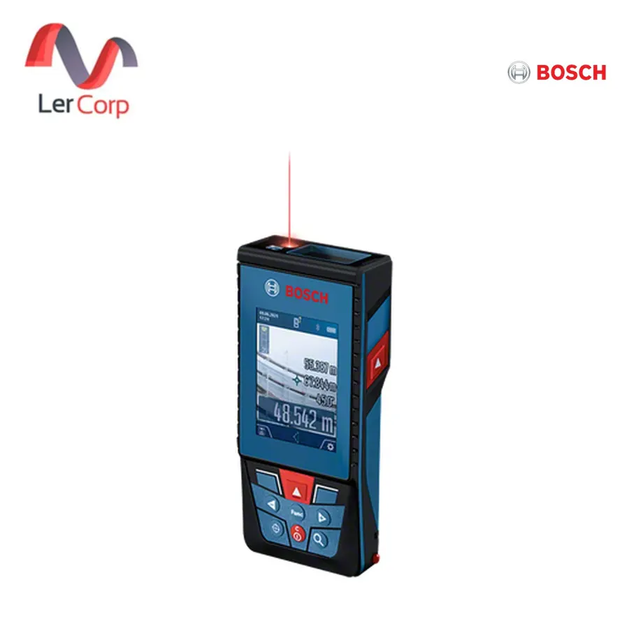 (Bosch PT) เครื่องวัดระยะด้วยเลเซอร์ วัดไกล 100 ม. กล้องดิจิตอลซูม จอสี IPS เชื่อมต่อ Bluetooth (PRO GLM 100-25 C)