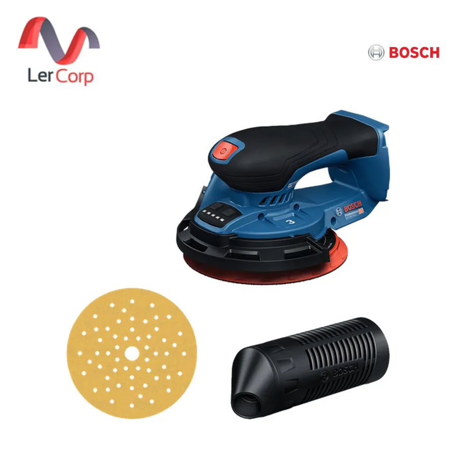 (Bosch PT) เครื่องขัดกระดาษทรายระบบลูกเบี้ยวไร้สาย 18V แผ่นรอง 150 มม. มอเตอร์ไร้แปรงถ่าน (GEX 18V-150-3)