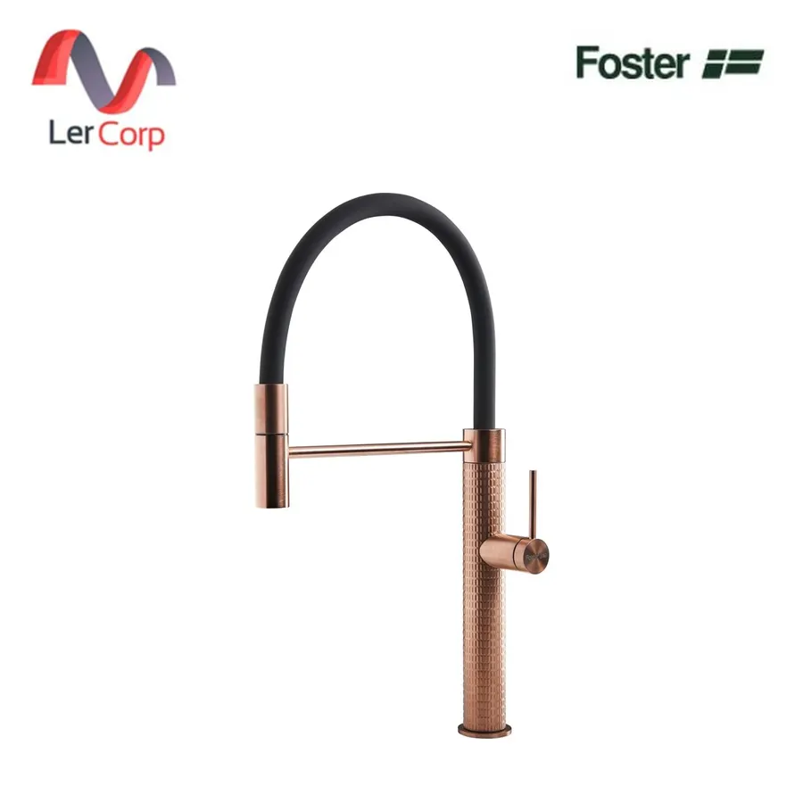 (Foster) ก๊อกน้ำผสมร้อน-เย็น ตัวเรือนหมุนได้ 360 องศา ผิวสัมผัส COPPER PVD (8424 858)